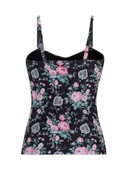 Regatta Black Cath Kidston Tankini Top - Image 7 of 9