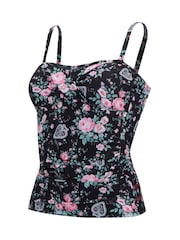 Regatta Black Cath Kidston Tankini Top - Image 8 of 9