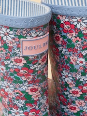 蓝色花朵 - Joules 儿童印花长筒袜 - 6的图像5｝
