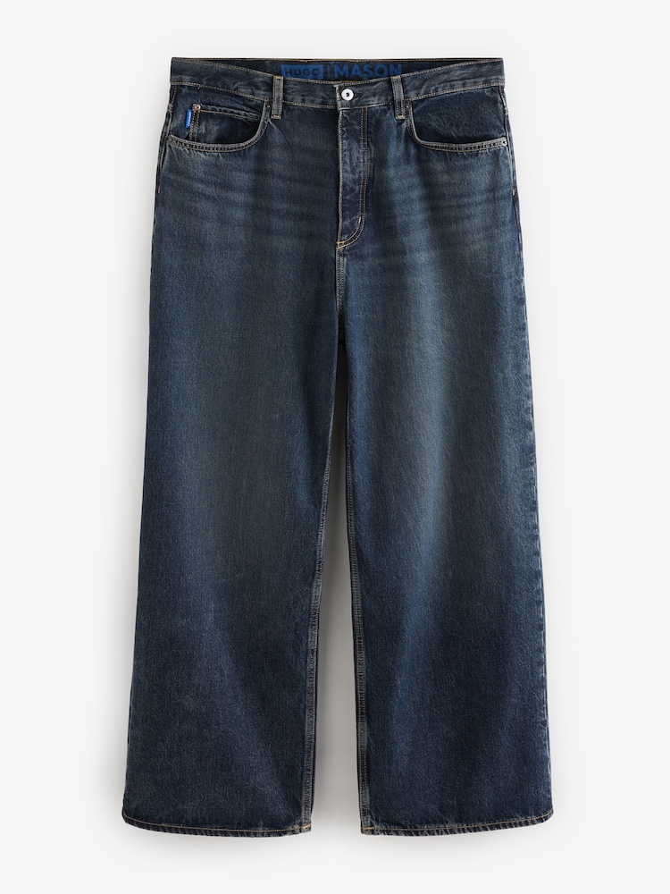 HUGO Blue Mason Baggy Denim Jeans - Image 5 of 5 HUGO Blue Mason Baggy Denim Jeans - Image 5 of 5