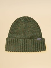 Joules Hammond Green Beanie Hat - Image 3 of 6