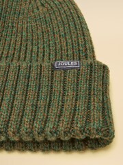 Joules Hammond Green Beanie Hat - Image 5 of 6