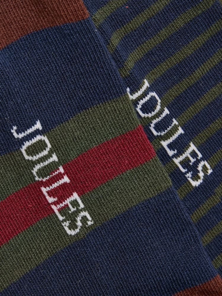 Joules Men's Kingsbury Green Rugby Socks 2 Pack (size 7-12) - Image 3 of 3 Joules Men's Kingsbury Green Rugby Socks 2 Pack (size 7-12) - Image 3 of 3