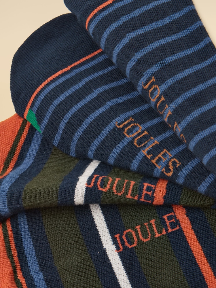 Joules Men's Kingsbury Navy Jonty Fox Socks 2 Pack (size 7-12) - Image 3 of 3 Joules Men's Kingsbury Navy Jonty Fox Socks 2 Pack (size 7-12) - Image 3 of 3