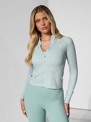 Gym King Green 365 Full Zip Funnel Jacket - Image 1 of 10