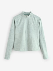 Gym King Green 365 Full Zip Funnel Jacket - Image 10 of 10