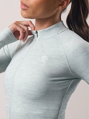 Gym King Green 365 Full Zip Funnel Jacket - Image 3 of 10