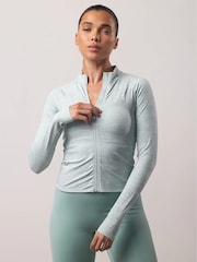 Gym King Green 365 Full Zip Funnel Jacket - Image 4 of 10