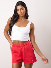 Gym King White Ruched Jersey Vest - Image 1 of 11