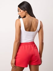 Gym King White Ruched Jersey Vest - Image 2 of 11