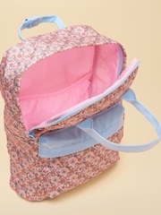 Joules Pink Girls' Ditsy Backpack - Image 3 of 5