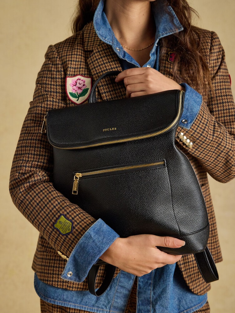 Joules Black Rucksack - Image 2 of 9 Joules Black Rucksack - Image 2 of 9