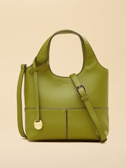 Joules Crossbody Green Tophandle Tote Bag - Image 1 of 9