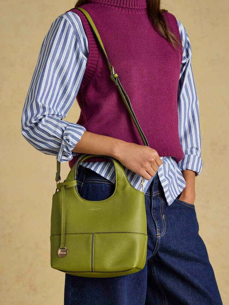 Joules Crossbody Green Tophandle Tote Bag - Image 2 of 9 Joules Crossbody Green Tophandle Tote Bag - Image 2 of 9