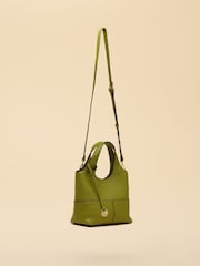 Joules Crossbody Green Tophandle Tote Bag - Image 7 of 9