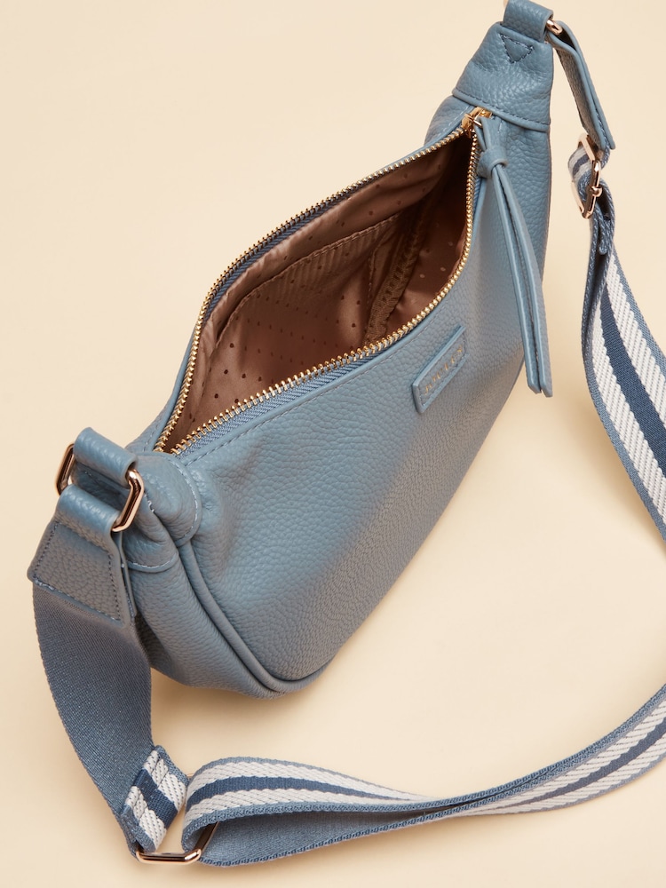 Joules Jade Light Blue Half Moon Adjustable Cross-Body Bag - Image 8 of 8 Joules Jade Light Blue Half Moon Adjustable Cross-Body Bag - Image 8 of 8