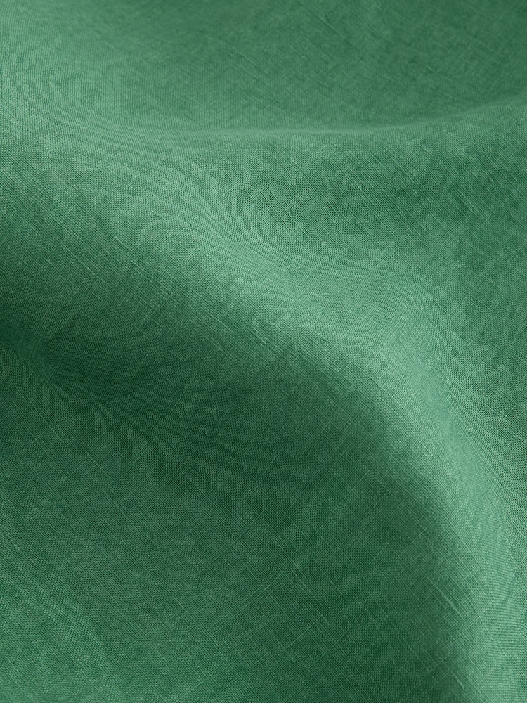 Green Long Sleeve Signature 100% Linen Shirt - Image 9 of 9