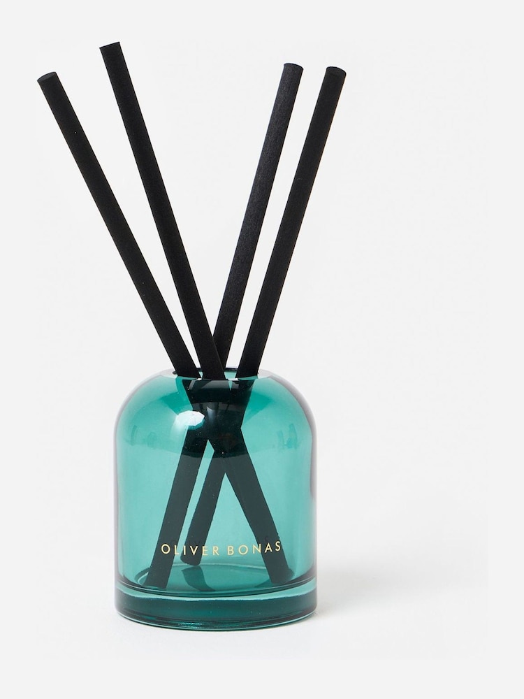 Oliver Bonas Green Raya Honeyed Fig & Cashmere Reed Diffuser - Image 1 of 5