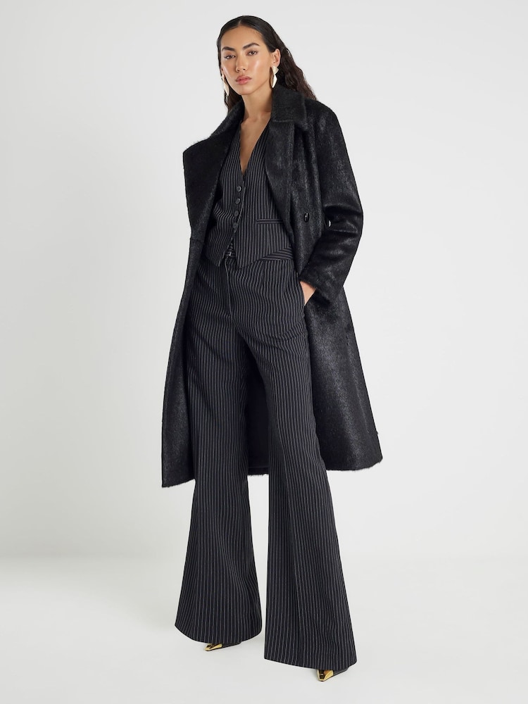 River Island Pinstripe Soft Flare Trousers - Slika 1 iz 6 River Island Pinstripe Soft Flare Trousers - Slika 1 iz 6