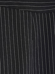 River Island Black Pinstripe Soft Flare Trousers - Image 6 of 6