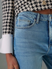 River Island Blue High Rise Slim Fit Jeans - Image 4 of 4