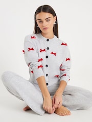River Island Grey Bow Cardigan and Trousers Set - Image 1 of 4