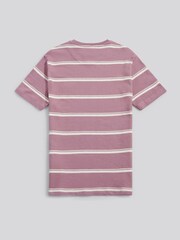 U.S. Polo Assn Purple Terry Stripe T-Shirt - Image 2 of 3
