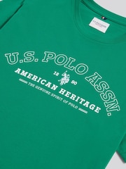 U.S. Polo Assn Forest Green Heritage Graphic T-Shirt - Image 3 of 3