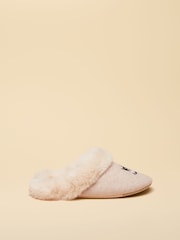 Joules Slippet Luxe Oat Cat Slippers - Image 3 of 6