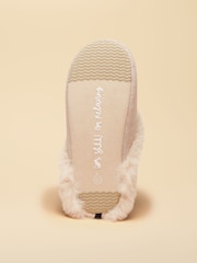 Joules Slippet Luxe Oat Cat Slippers - Image 4 of 6