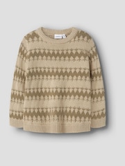Name It Brown Cosy Jumper - Image 3 of 4