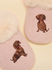 粉色小狗 - Joules Slippet Luxe Slipper - 圖片 4/6
