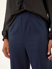 Roman Blue Straight Leg Ponte Stretch Trousers - Image 5 of 5