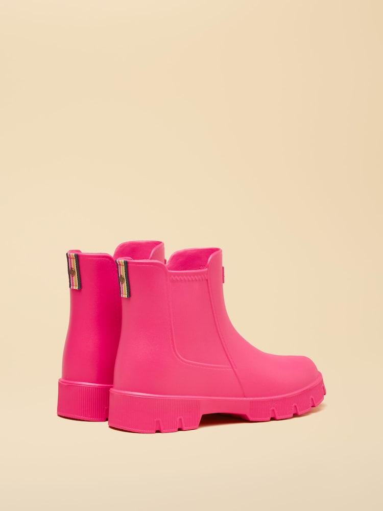 Joules Raindance Bright Pink EVA Lightweight Ankle Wellies - Image 2 of 6 Joules Raindance Bright Pink EVA Lightweight Ankle Wellies - Image 2 of 6