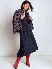 Boden Blue Petite Lily Long Sleeve Midi Dress - Image 3 of 5