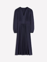 Boden Blue Lily Long Sleeve Midi Dress - Image 5 of 5