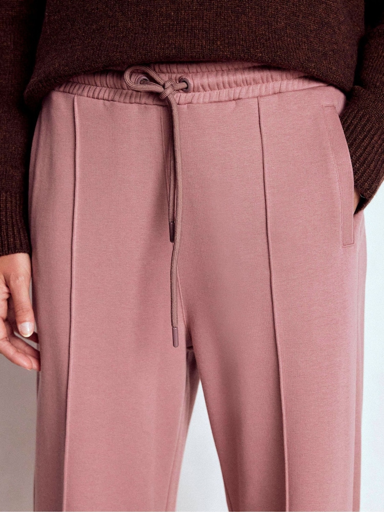 Boden Red Wide Leg Joggers - Image 2 of 5