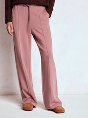 Boden Red Wide Leg Joggers - Image 4 of 5