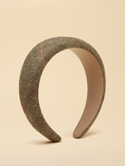 Joules Tessie Green Tweed Headband - Image 1 of 7