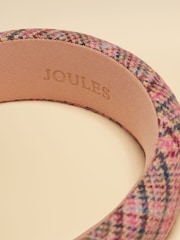 Joules Tessie Pink Tweed Headband - Image 7 of 7