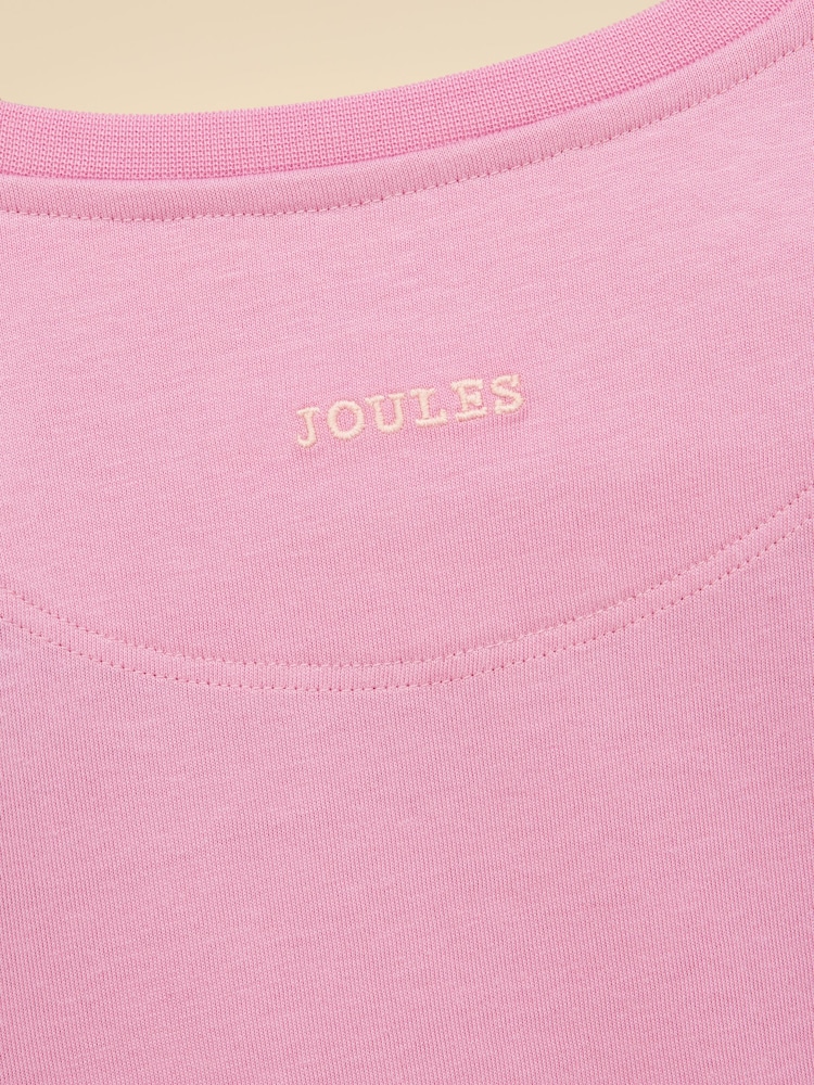 Joules Girls' Pink Applique Long Sleeve Top - Bild 5 von 5 Joules Girls' Pink Applique Long Sleeve Top - Bild 5 von 5