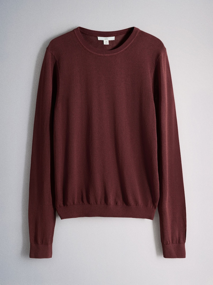 The Set 3 Pack Sheer Slash Neck Jumpers Black/Chocolate Brown/Cream - Image 2 of 6