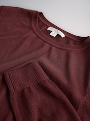 The Set 3 Pack Sheer Slash Neck Jumpers Black/Chocolate Brown/Cream - Image 6 of 6