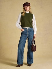 Joules Ashby Berry Tweed Flat Cap - Image 2 of 7