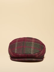 Joules Ashby Berry Tweed Flat Cap - Image 4 of 7