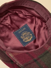 Joules Ashby Berry Tweed Flat Cap - Image 7 of 7