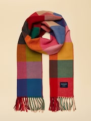 Joules Langtree Bright Gingham Scarf - Image 1 of 8