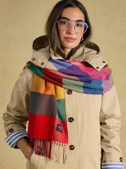 Joules Langtree Bright Gingham Scarf - Image 2 of 8