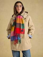 Joules Langtree Bright Gingham Scarf - Image 5 of 8