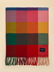 Joules Langtree Bright Gingham Scarf - Image 6 of 8